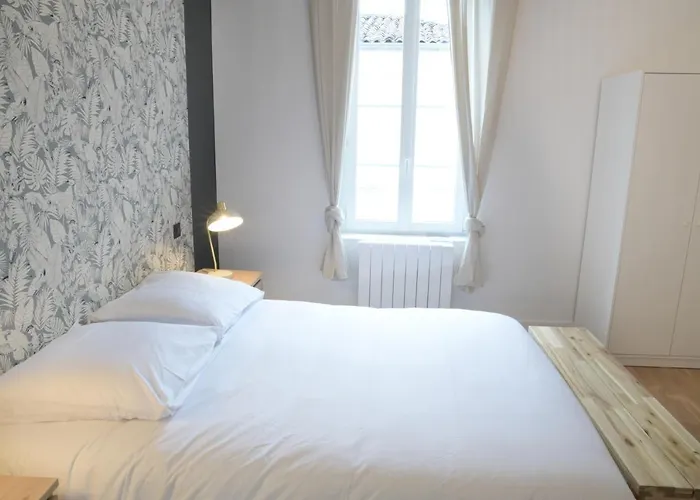 Apartamento T3 De Charme Situé En Hyper Centre Avec Wifi, Linge, Draps, Savons Et Serviettes Fournis Cognac
